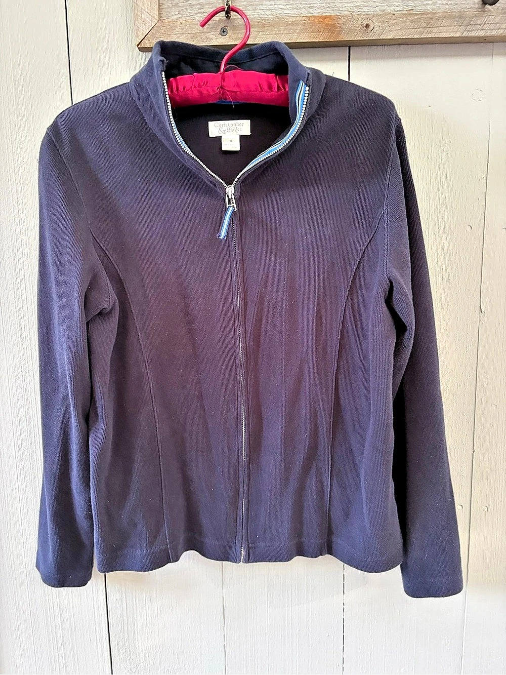 Christopher & Banks Zip Front Jacket Size Small